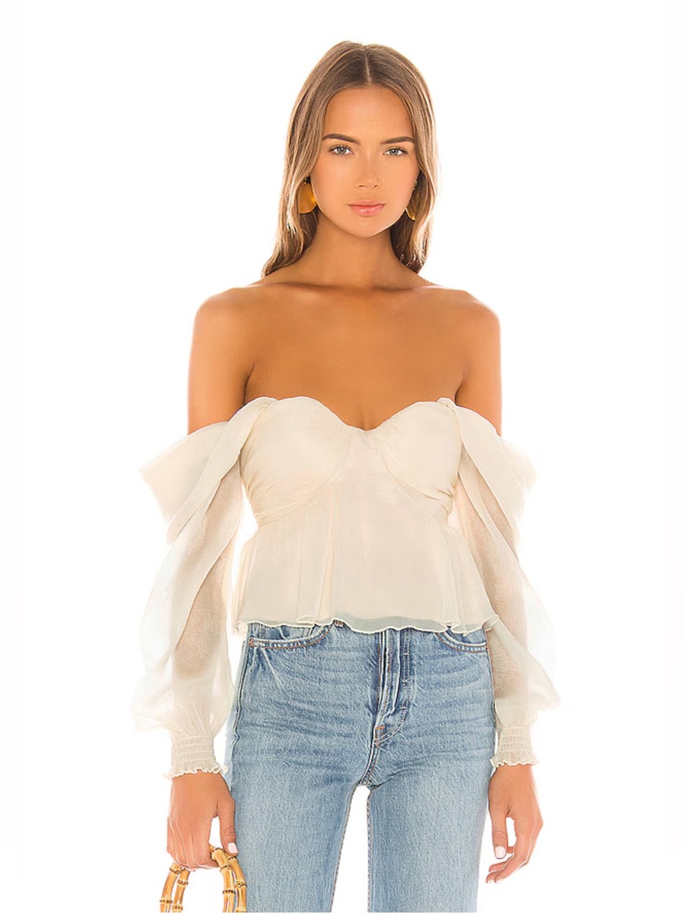 X REVOLVE Burna Blouse in Cream
House of Harlow 1960 size s